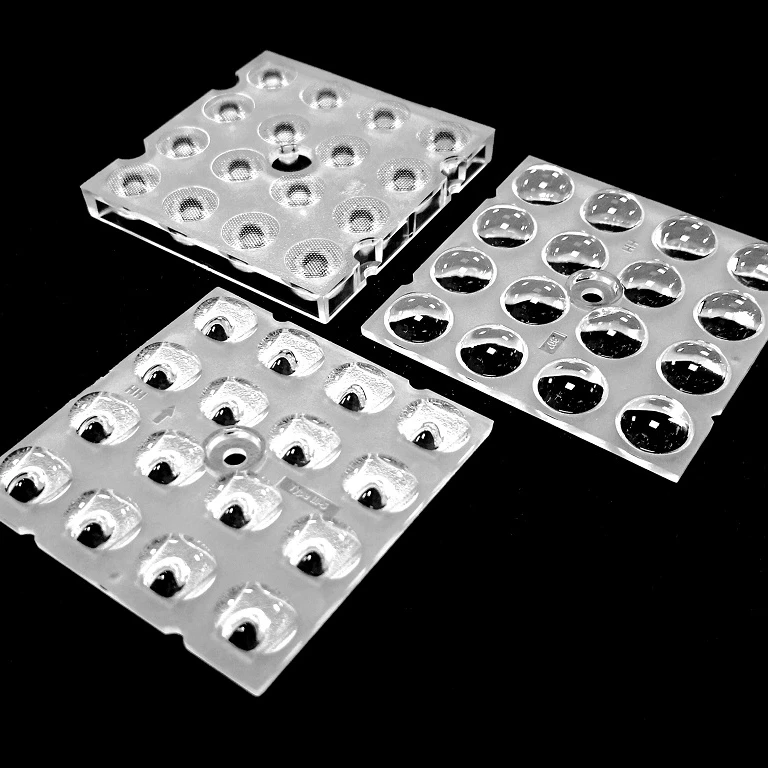 Size 50x50mm 16 in 1 Optical Street Lighting Lens & Flood Lighting Lens