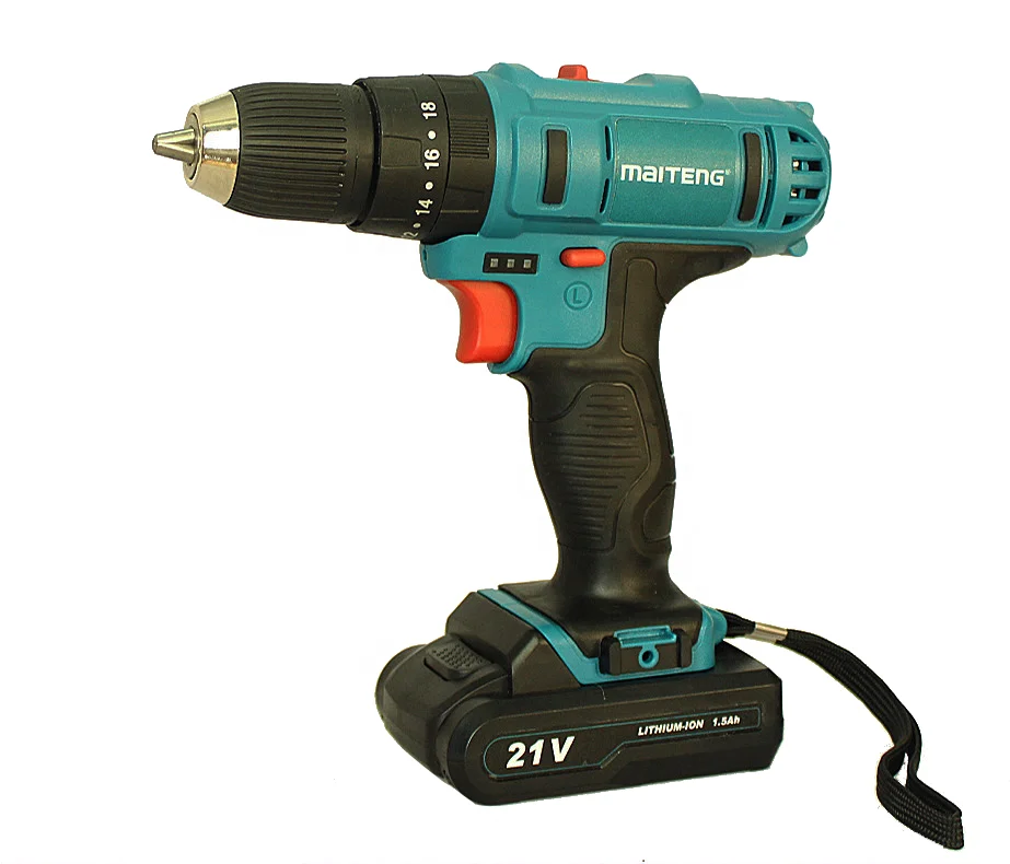 MAITENG HIGH  QUALITR power tools manual hand drill Two-Speed Li-ion impact cordles Drill