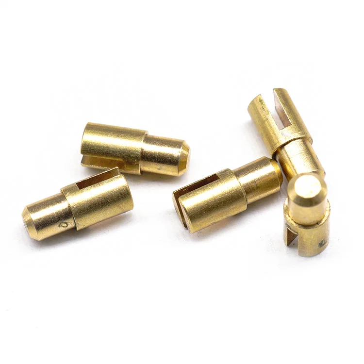 Custom Wholesale Precise Electronic Split Rivets Auto Lathe Parts Cone Head Brass Rivets