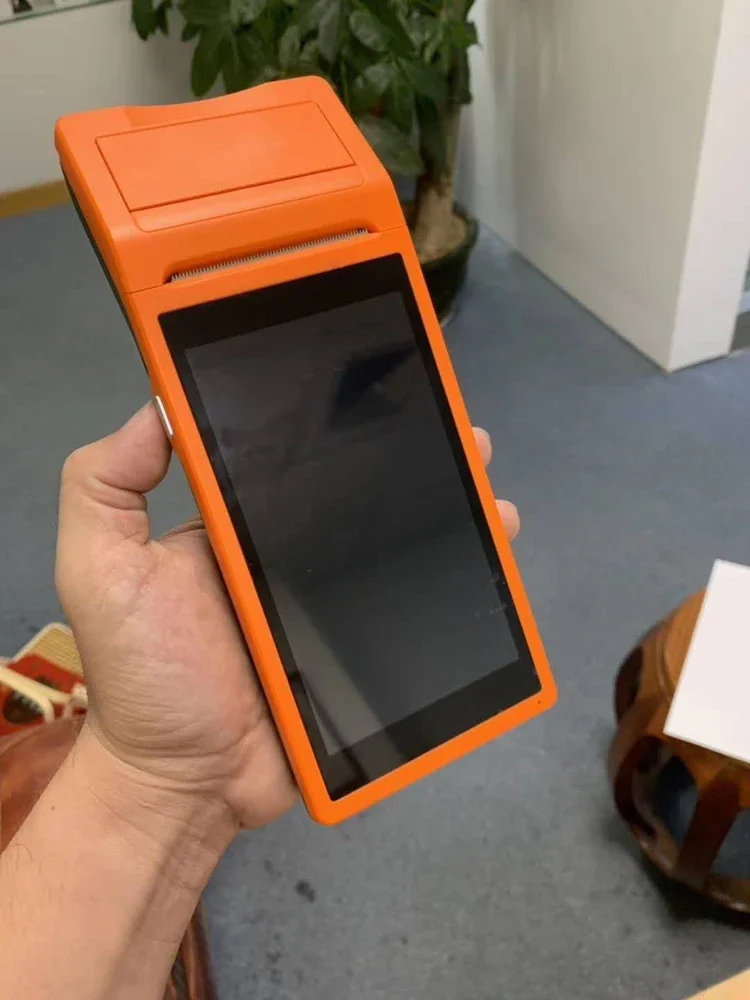 Cheapest Pos Q2I Android 8.1 Handheld Android Pos Terminal Printer 58mm Android Ticket Vending Machine Mobile Printer PDA