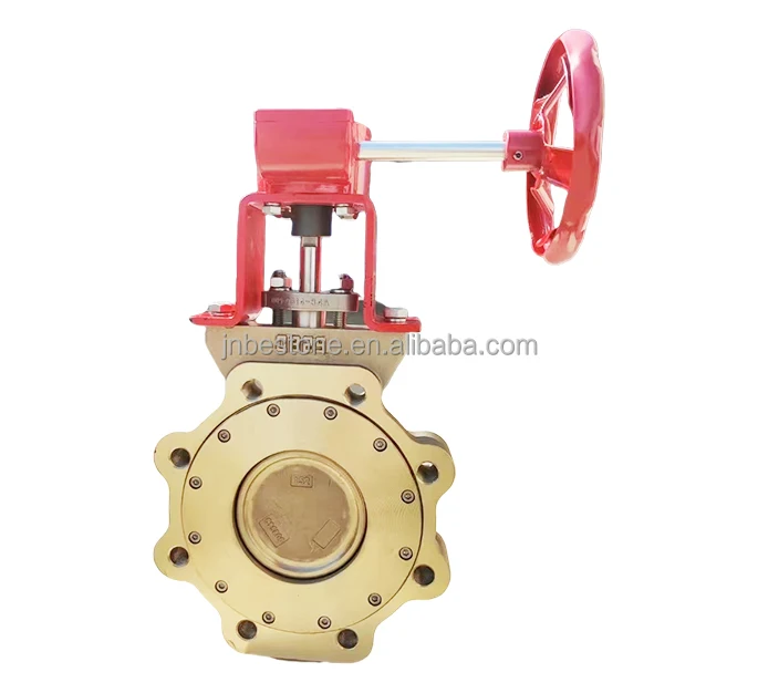 High Performance Butterfly Valve  Wafer double eccentric Metal seated brass material made in China