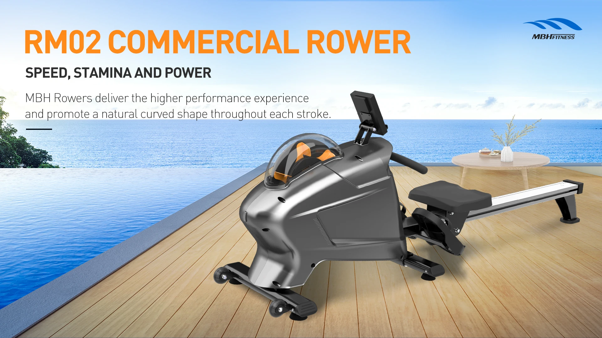 RM02 magnetic rowing machine rowers