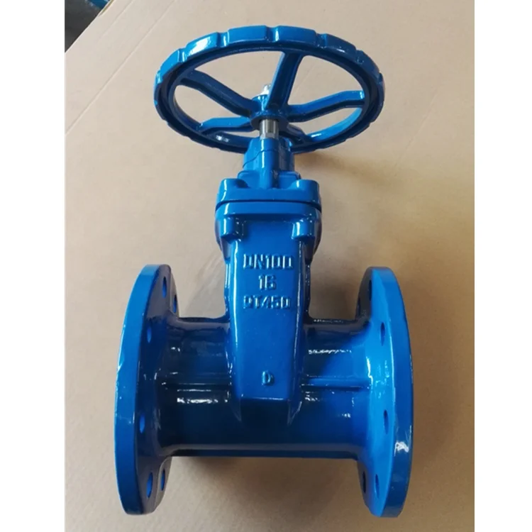 
BS 5163 PN10/16 Non Rising Stem Resilient Seated Flanged Cast Iron Gate Valve 