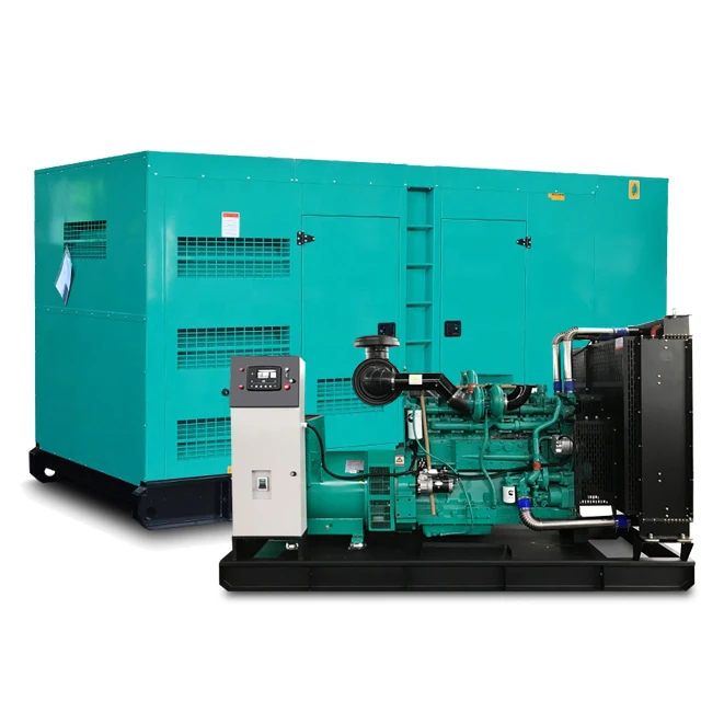 700kw water cooling industrial diesel electric generator set