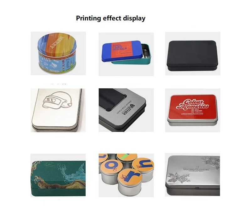 65 * 40mm Metal Circular Tin Box Paper Clip Sports Bracelet Watch Small  Medium-Sized Storage Can Frosted Headphone Box Packing