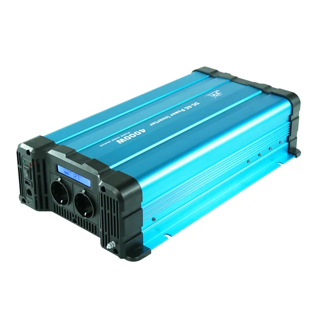Inversor de 4000W Convierte Voltaje de 12V a 220V en Onda Sinusoidal Pura