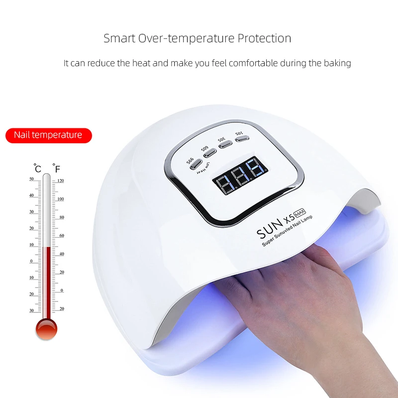 N21 150W Nail Dryer LED Nail Dryer Machine UV Lamp Curing All Gel Nail Polish With Motion Sensing Manicure Pedicure Salon Tool