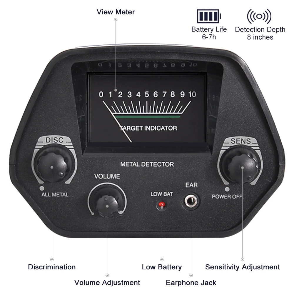 2022 new arrival detector  MD-4030 gold finder rohs underground metal detector treasure finder