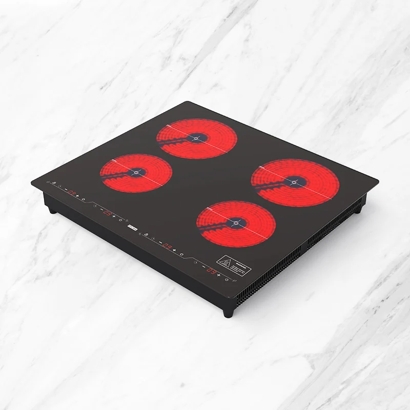 Kitchen appliance Max power 6400W ceramic plate 4 head burners electric hot plate hobs