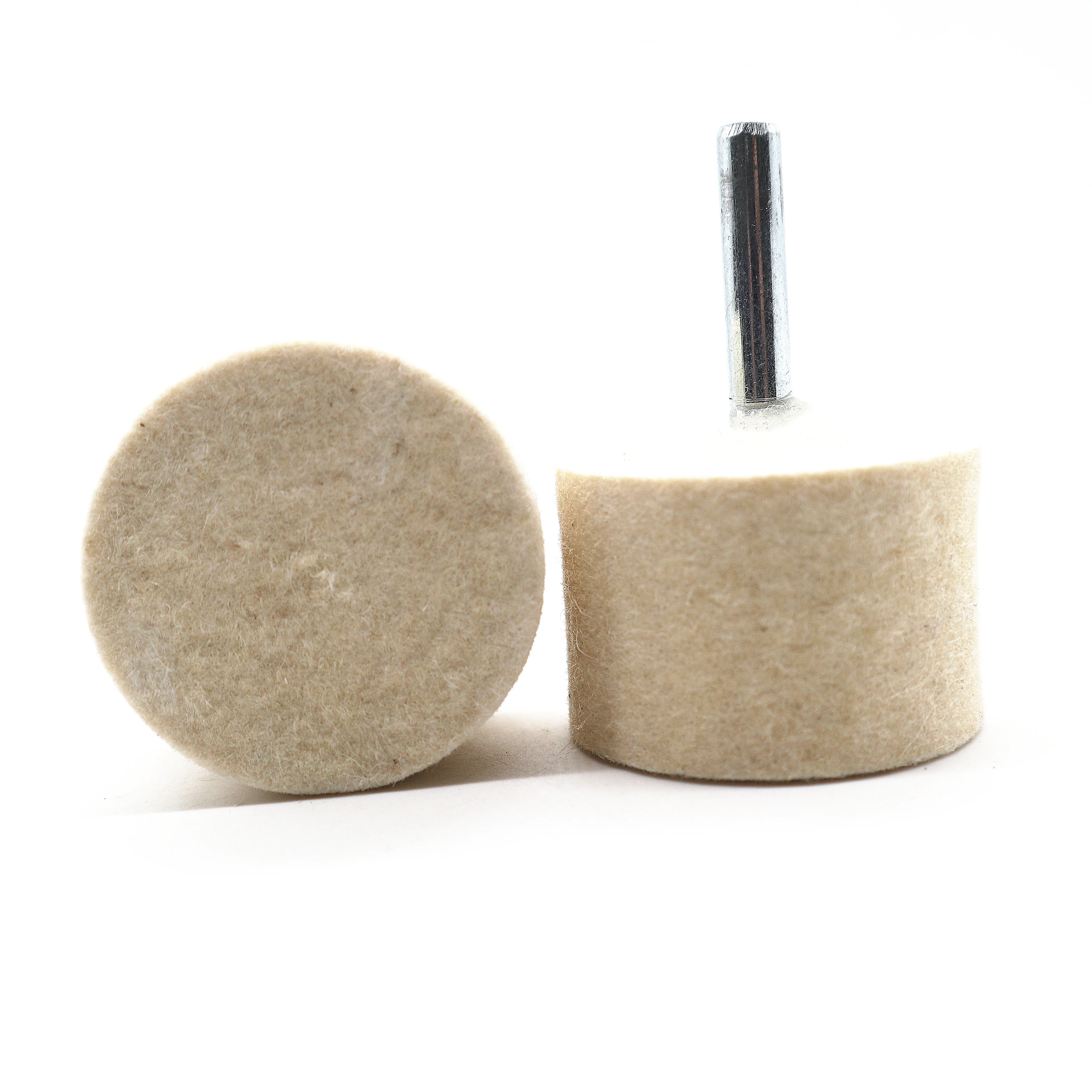
high quality of wool felt polishing bobs with shank mounted felt bob 