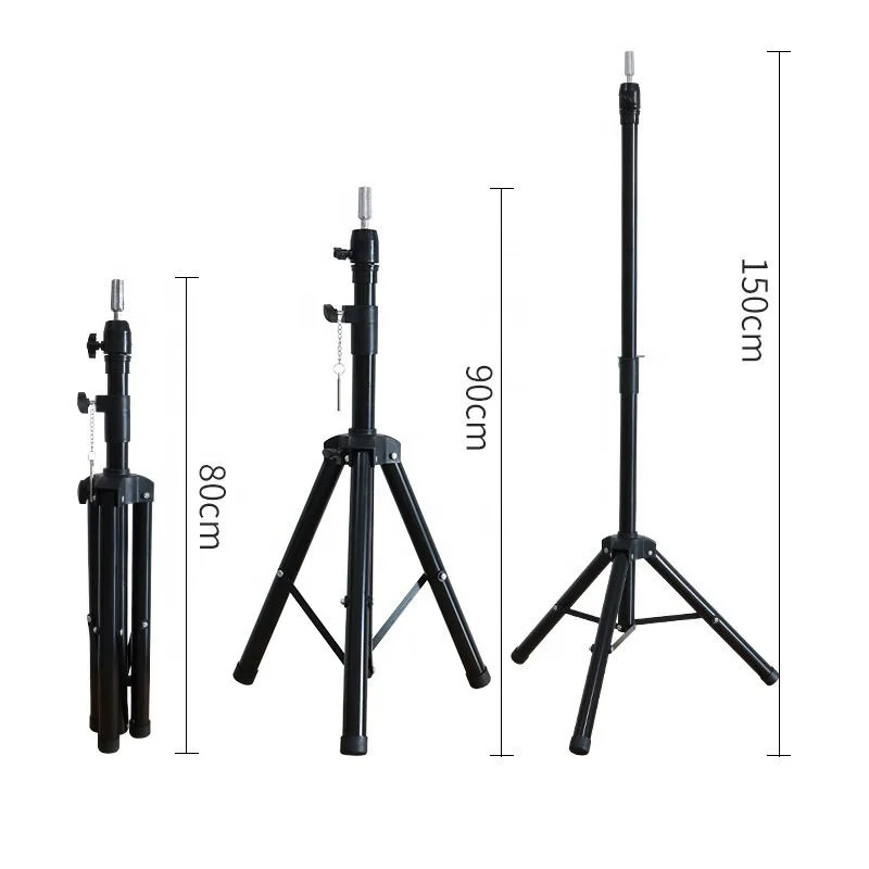 Wholesale Factory Metal Mannequin Head Gex Tripod Stand For Wigs Adjustable Wig Stand Tripod With Mannequin Head