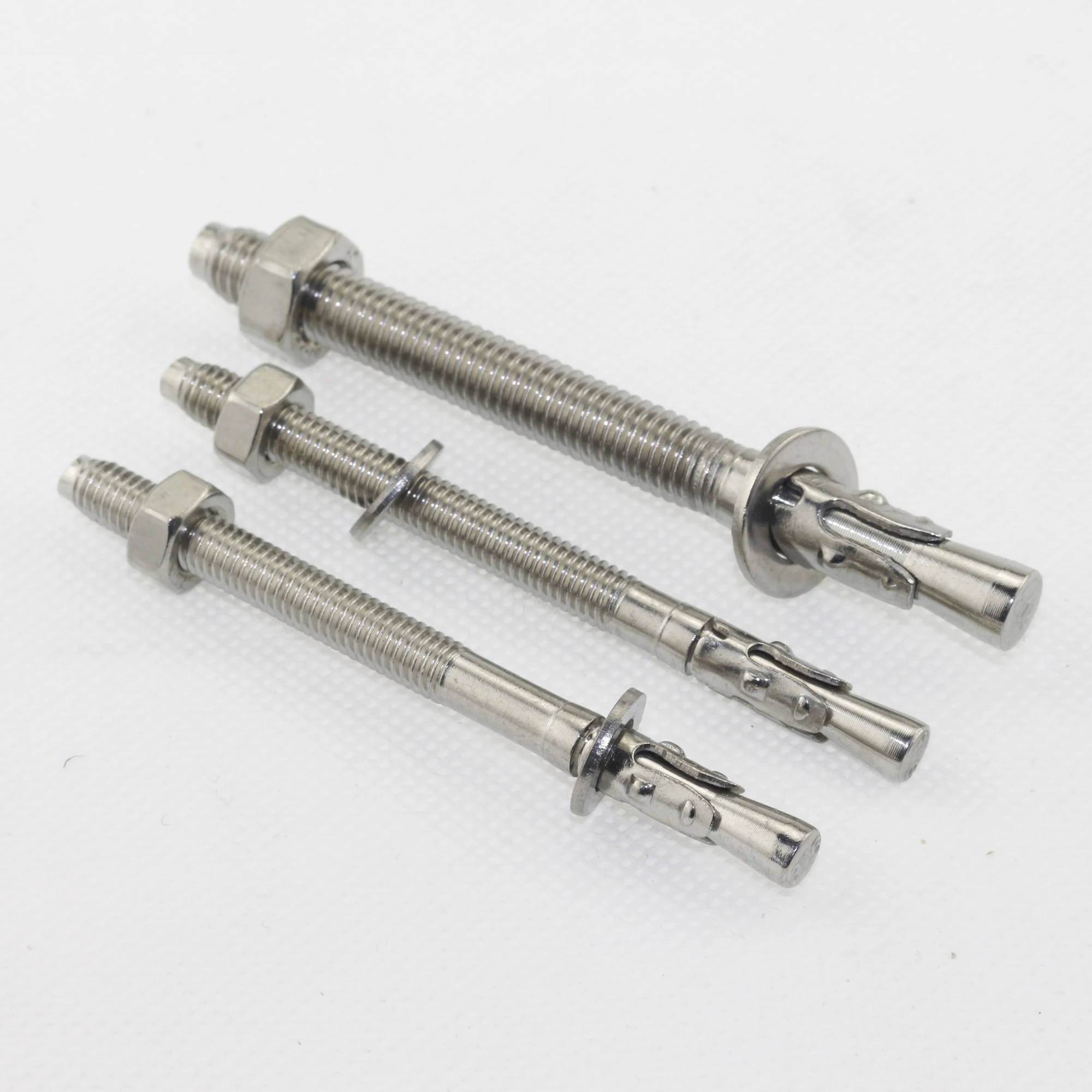Stainless Steel Clear Zinc Wedge Anchor Bolt Car Repair Gecko