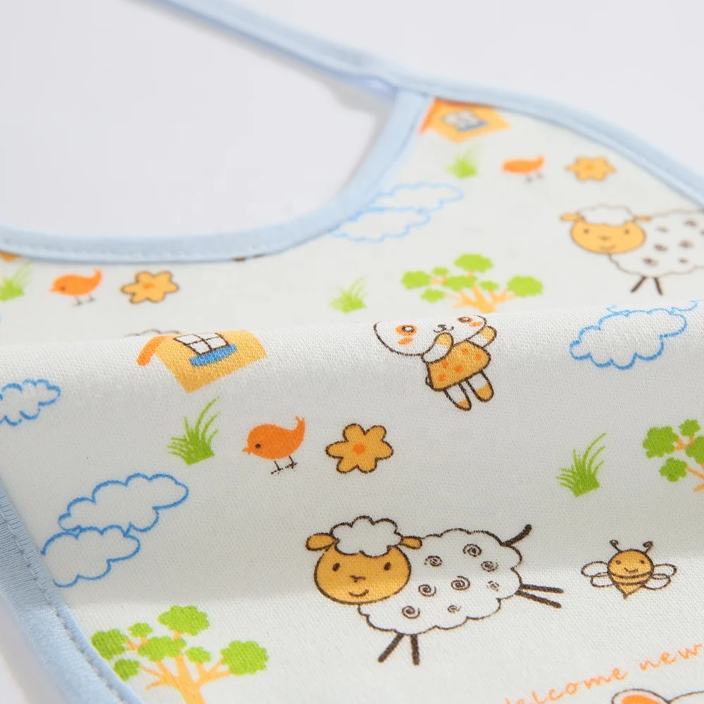 Оптовая продажа детских принадлежностей, детский Слюнявчик и Прорезыватель зубов, удобный мягкий нагрудник из бамбукового волокна с принтом для детей