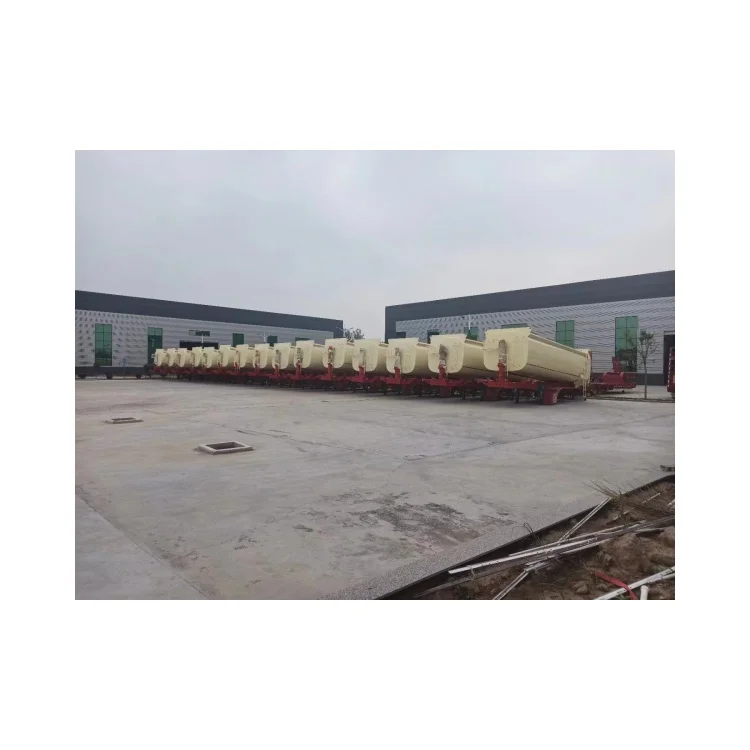 made in china truck trailer 3axles 12 tires Rear dump material carrier special transportation