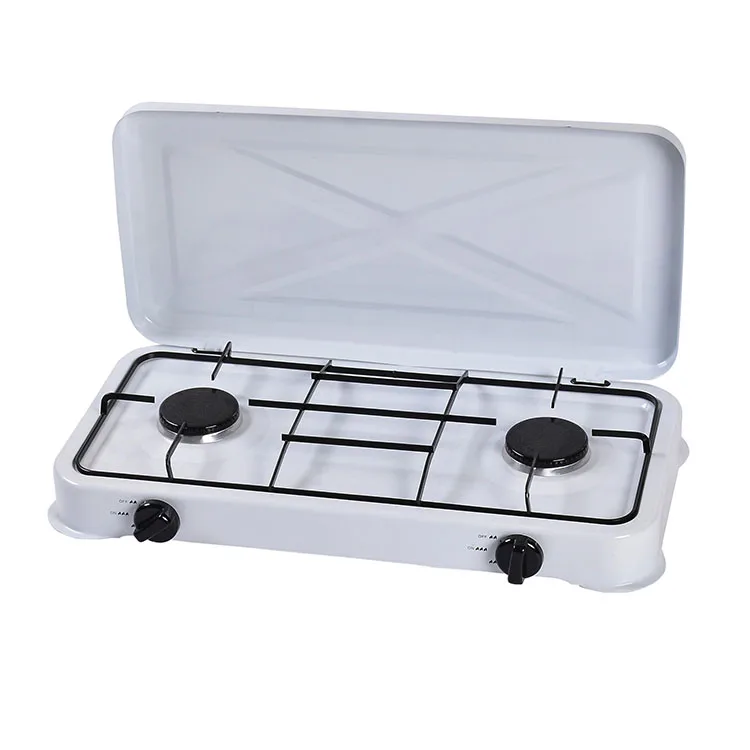 best price high temperature resistance Enamel oven rack Aluminium double burner gas stove 2 Burner stove
