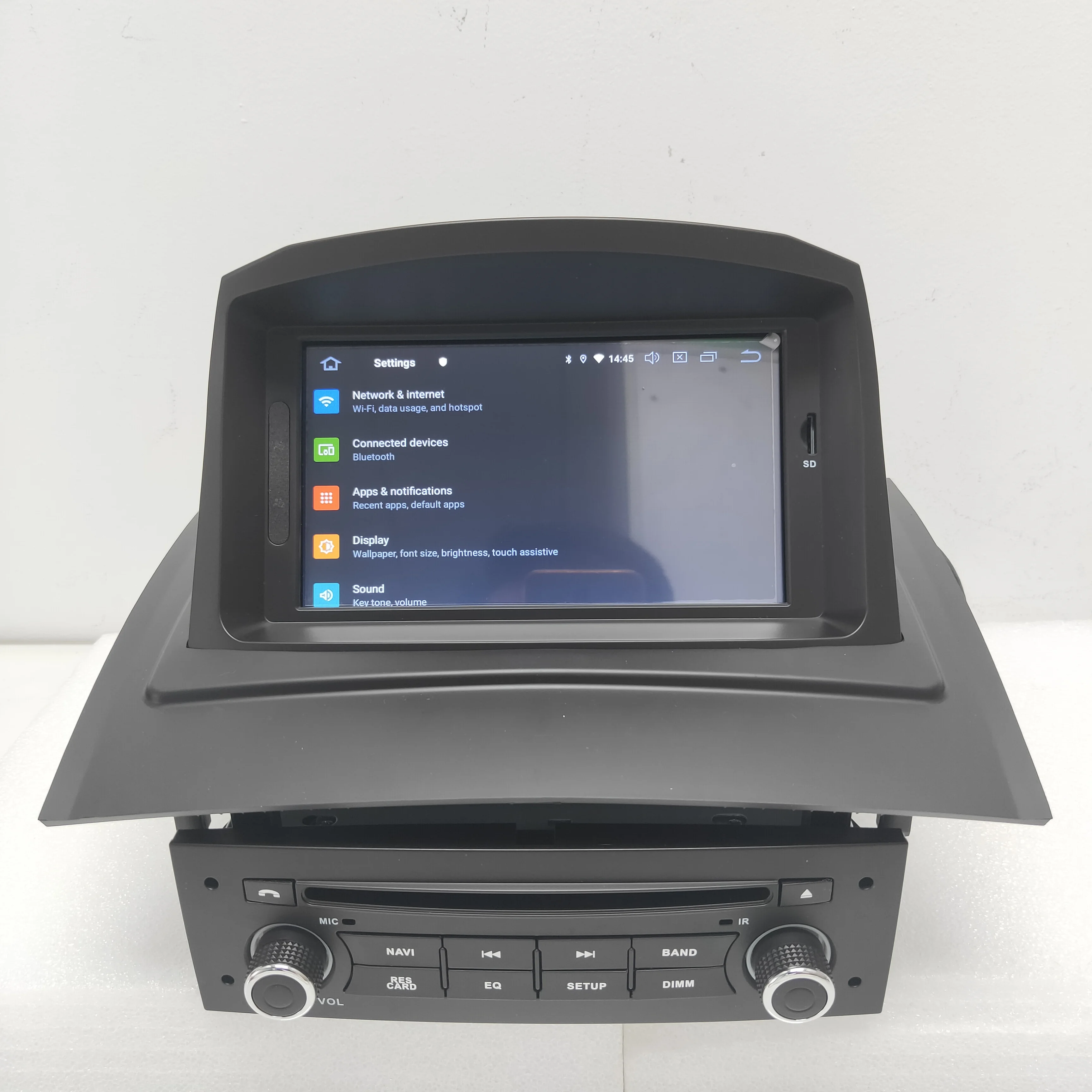 Newnavi Android 10 Touch screen car stereo 2 din car dvd gps navigation system for renault megane II 2/Fluence 2002-2008