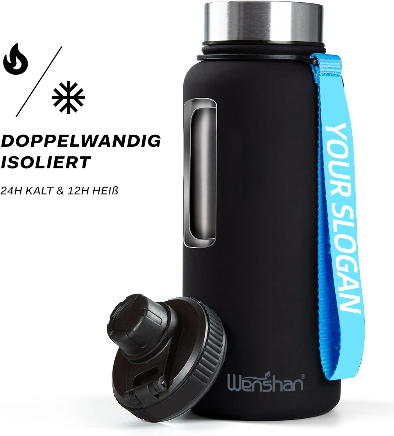 Big capacity Drinkware BPA FREE  900ml 32 oz/32oz hot sell gym sport custom vacuum insulated stainless steel Water Bottle