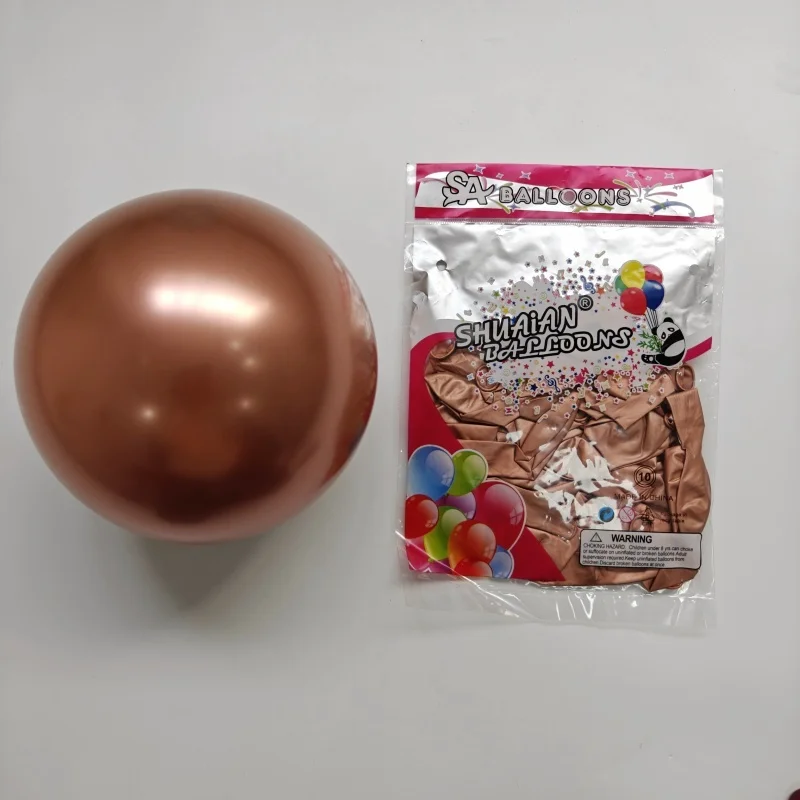 Latex Balloons Wholesale 10inch Glossy Metalchrome Metallic Pearl Back to School Supplies Silk Screen Printing Latex,latex