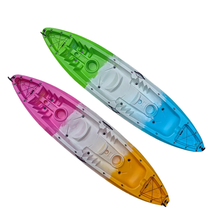 3 person plastic no inflatable sit on top ocean fishing kayak
