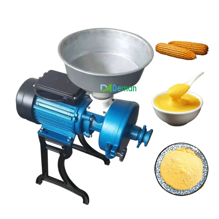 home use Maize grits corn flour mill soba cereal bean powder grinder pepper rice flour grinding machine