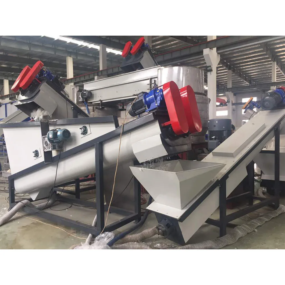 MUYBIEN Plastic Recycling PET PP PE Flakes Screw Feeder/Loader