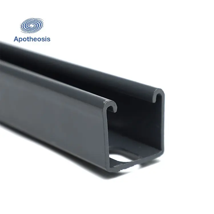 Slotted steel c/u unistrut channel/perforated steel section retailing