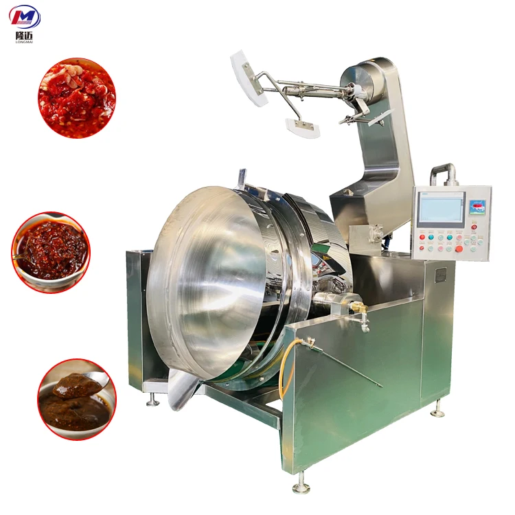 Large Capacity Commercial Planetary Stirring Pot Cooking Mixer Industrial  Candy Cook Mixer Automatic Viscosity Cooking Mixer