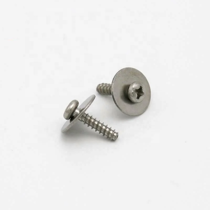 stainless steel phillips pan head sems screws
