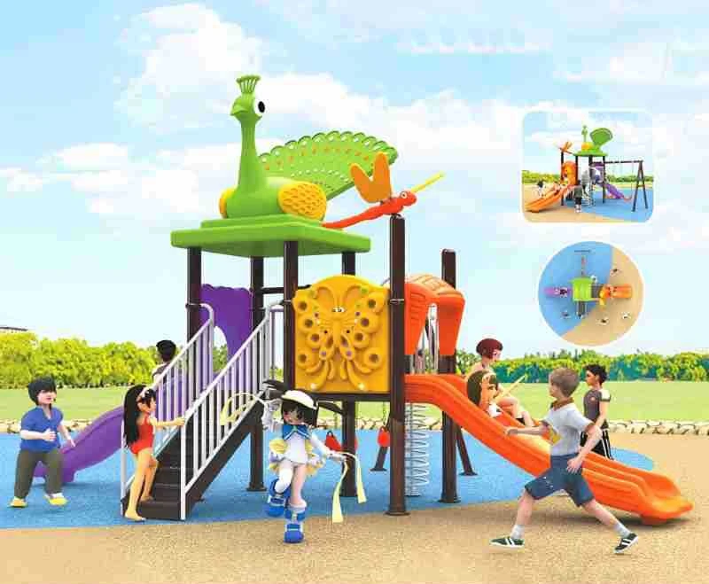 Children Outdoor Animal Theme Kids Roller Coaster Car Amusement Park Digital Rotor Playground Slides