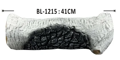 Gas Fireplace Set Ceramic White Birch for Gas Fireplace Indoor Insert Vented Propane