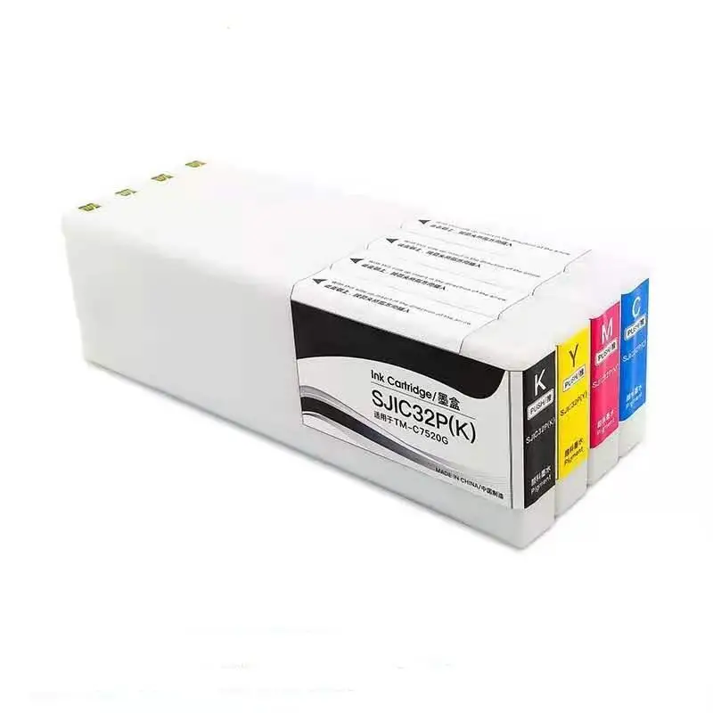 Compatible Cartridges with High Quality Pigment Ink for Epson TM-C7500/TM-C7500G TM-C7520/TM-C7520G Printer