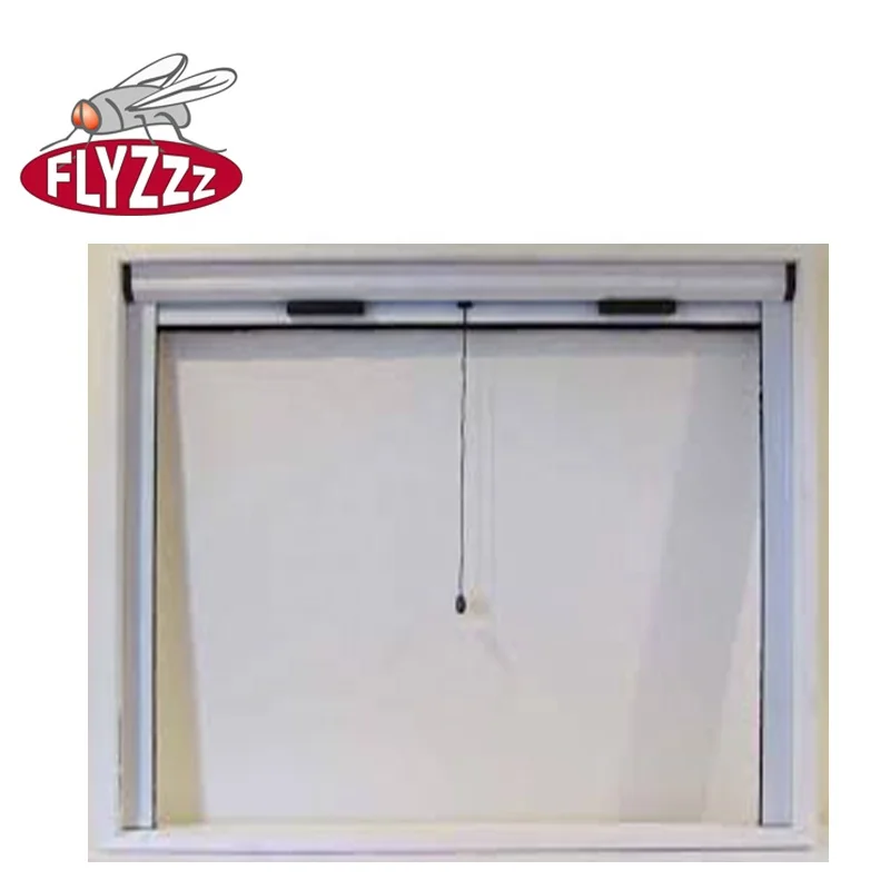 Hot Sale  Retractable Roller Mosquito Net Fly Aluminium Insect Screen Window (62247081732)