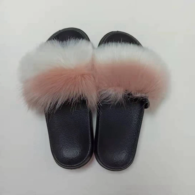 Искусственный мех, пушистые теплые мягкие женские тапочки оптом, горячая Распродажа, низкая цена, модные тапочки с открытым носком, сандалии