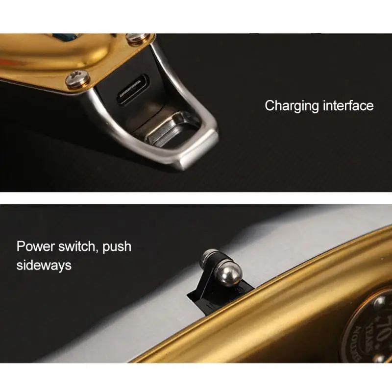 Kemei New All Metal Professional Hair Clippers Men USB Electric Cordless Hair Trimmer T-Blade carving Bald head Hair cut Machine