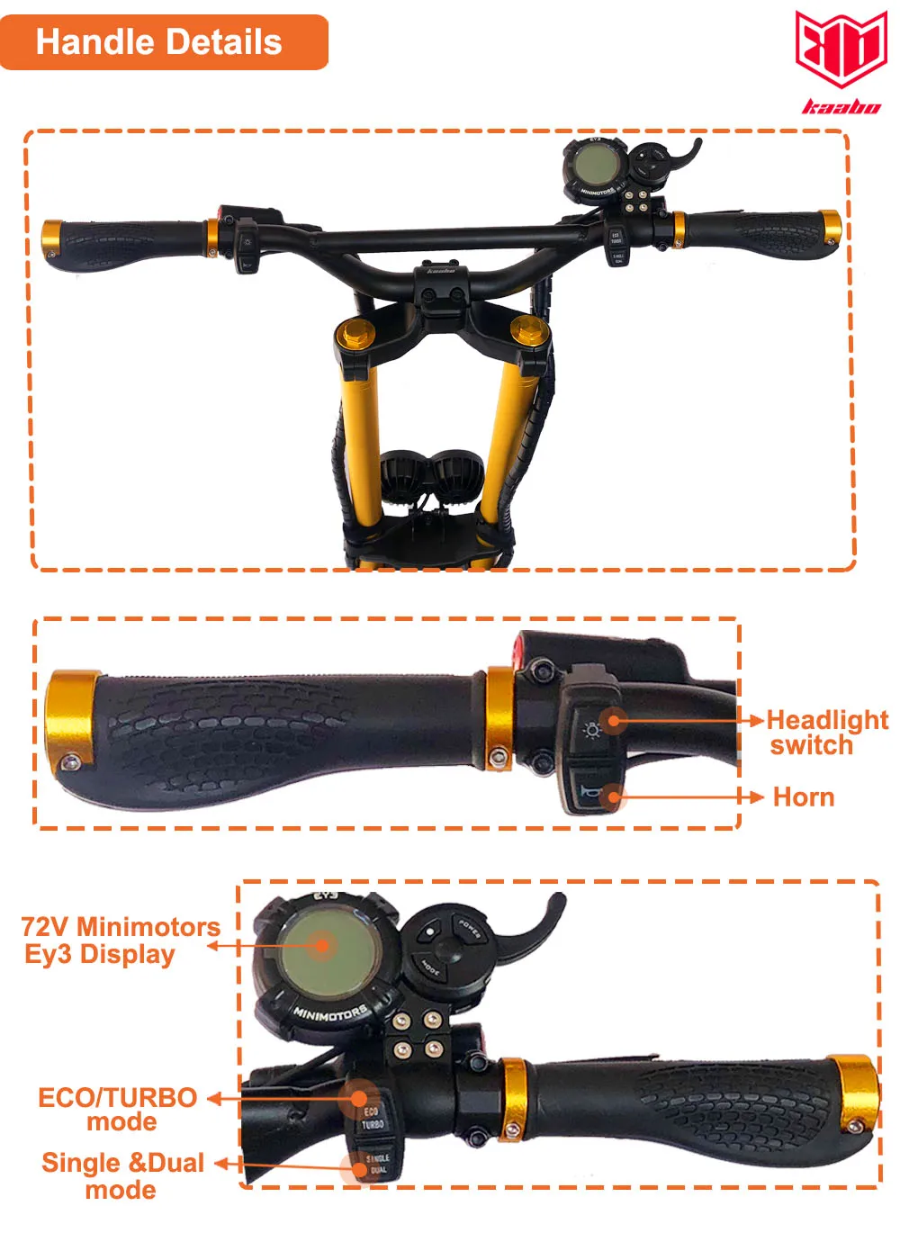 Original KB Wolf King+ 11inch 72V 28AH  1500W*2 Dual Motor Top Speed 100km/h Electric Scooter Hydraulic Shock Absorption