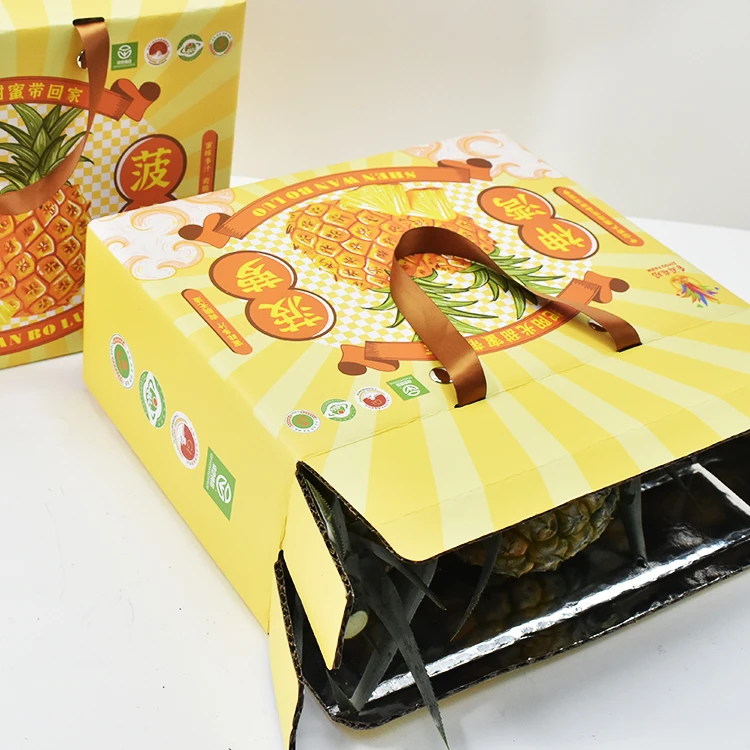 Wholesales 72 Hours Insulated Cooler Frozen Food Fruit Shipping Packaging Boxes Kraft Paper Corrugated Box Rigid Boxes Accept