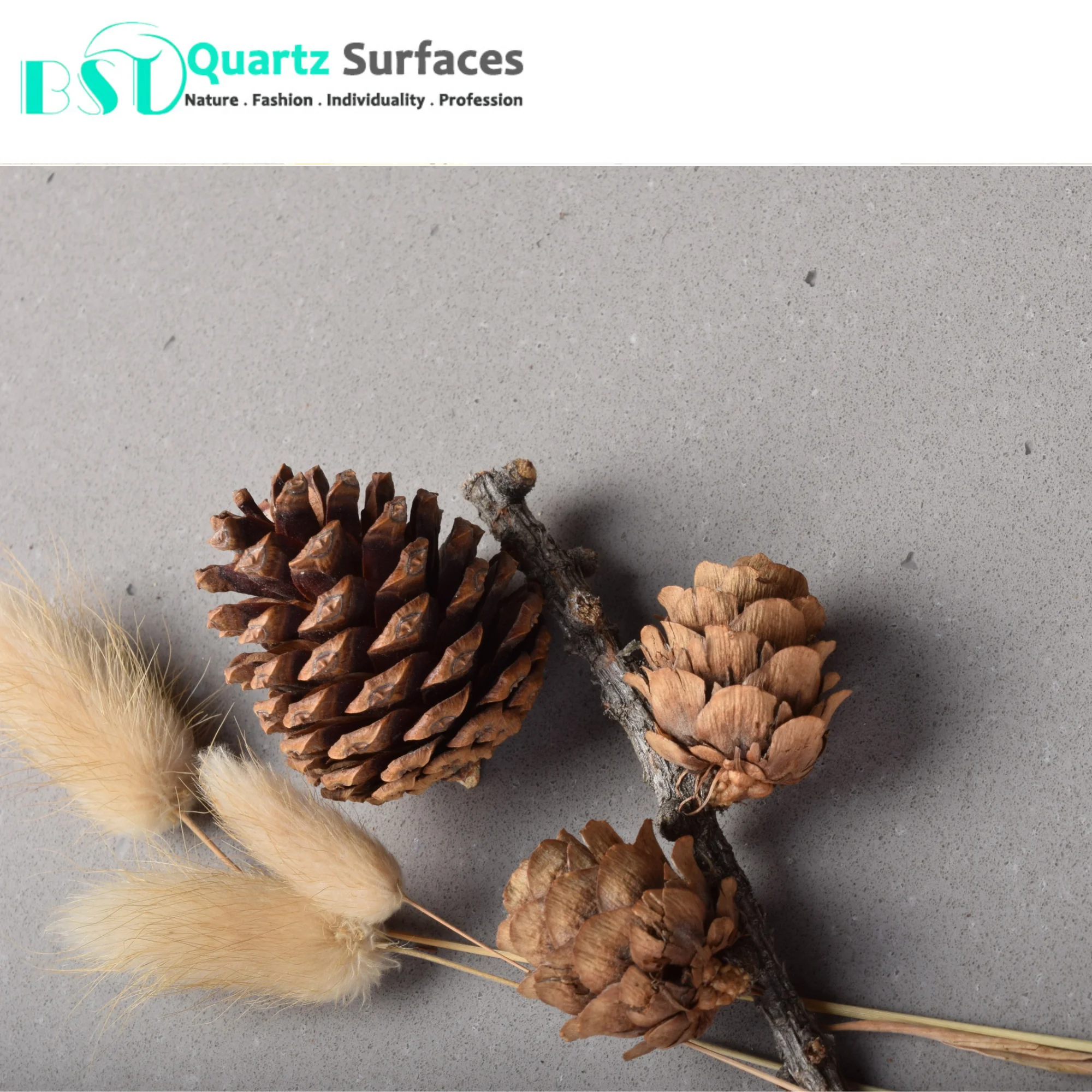 Sleek Concrete Quartz Stone Construction Materials Floor Azulejos Grey Kitchen Quartz Marble Carreaux Sol 60x60 Porcelain Tiles