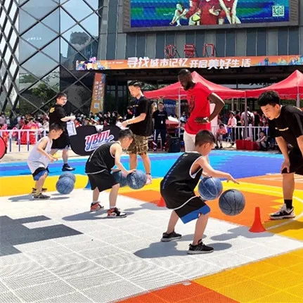 Basketball court Badminton Court Floor Durable Court Sports PP TPE TPV material Modern Indoor outdoor Plastic Flooring Sheet