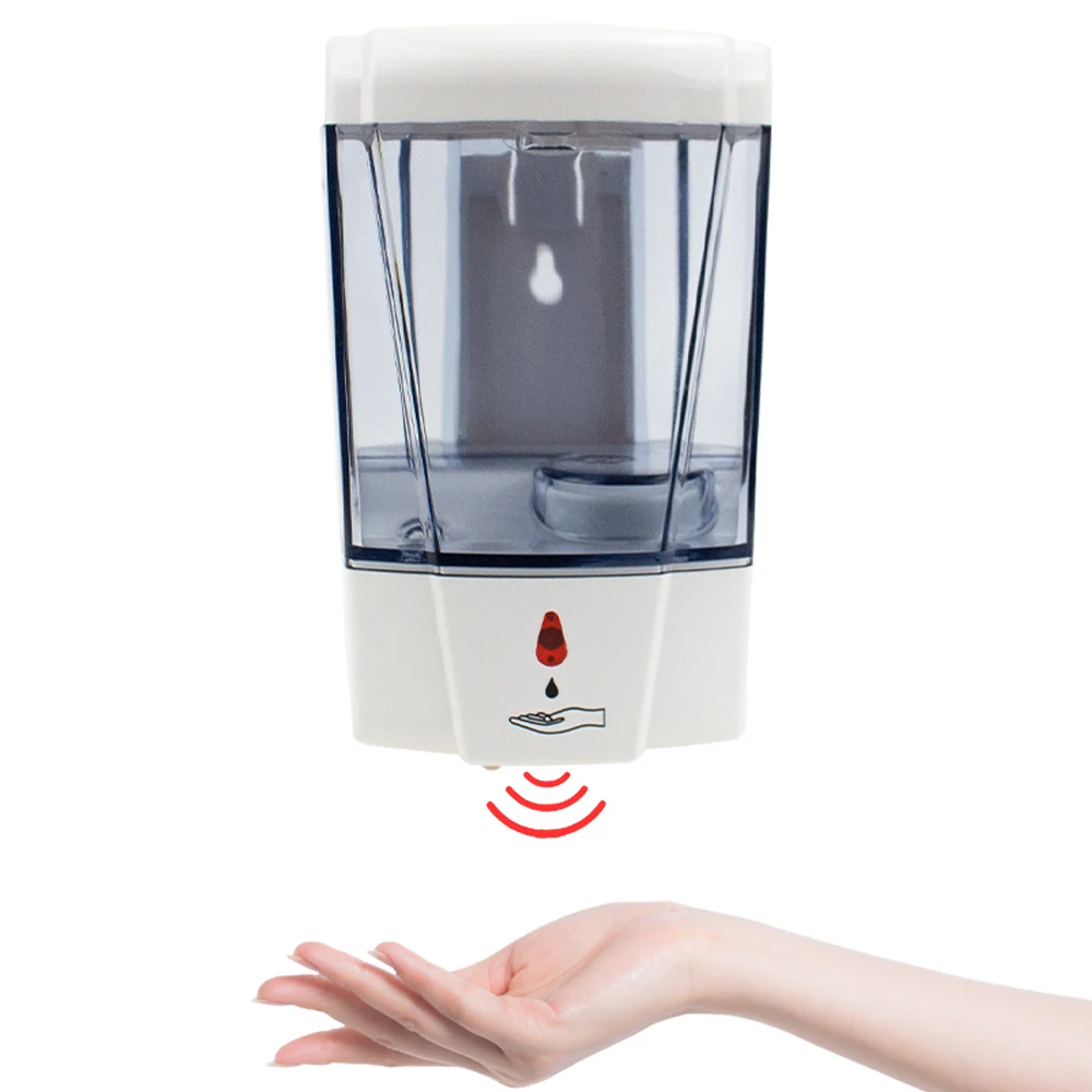 Commercial & Industrial Lighting 700ml Wall Mounted Soap Dispenser Automatic Touchless Sensor Hand Wash Liquid Washer for Bathr (1600534514320)