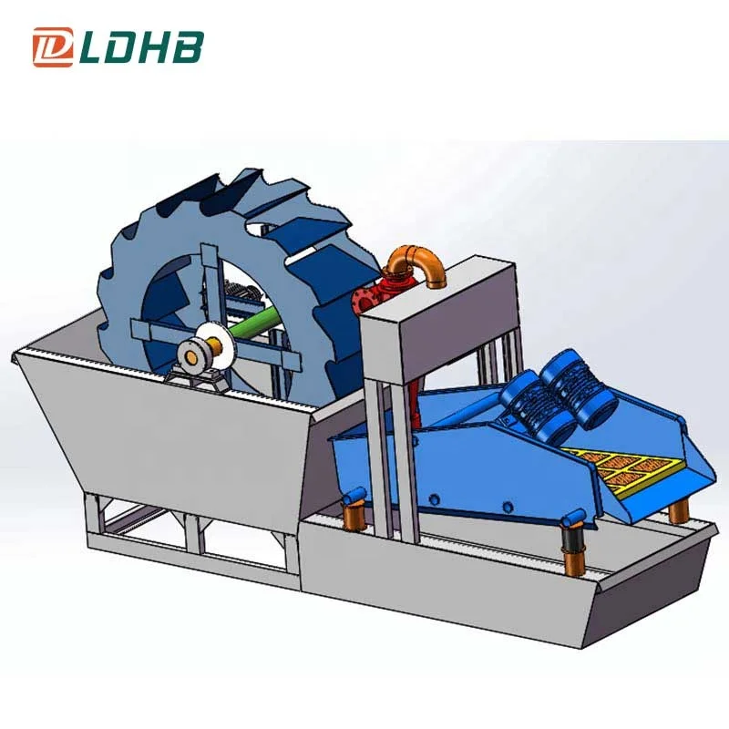 2020 High Efficiency Wheel Sea Sand Washing Machine,Mini Stone Cleaning Equipment