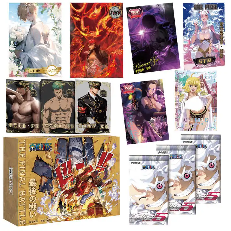 Luffy Nami Zoro Robin Wholesale OnePieces Card toriyama akira  Bounty Card Animation detective Collection ACG Cards Toy Gift