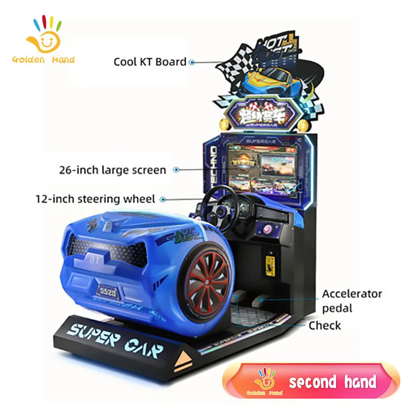 Used Game Centre Simulador Racing Game Driving Car Simulator Super Racing Car Game Machine
