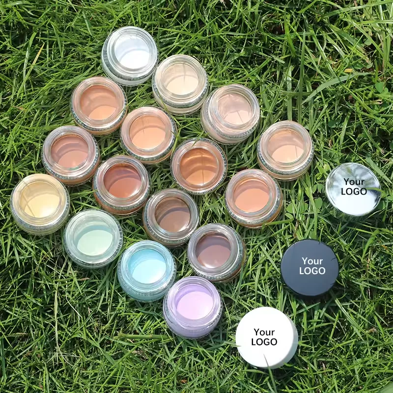 Hot vegan Private Label High pigment Full Coverage makeup waterproof 16 Colors Cream Concealer Single palette