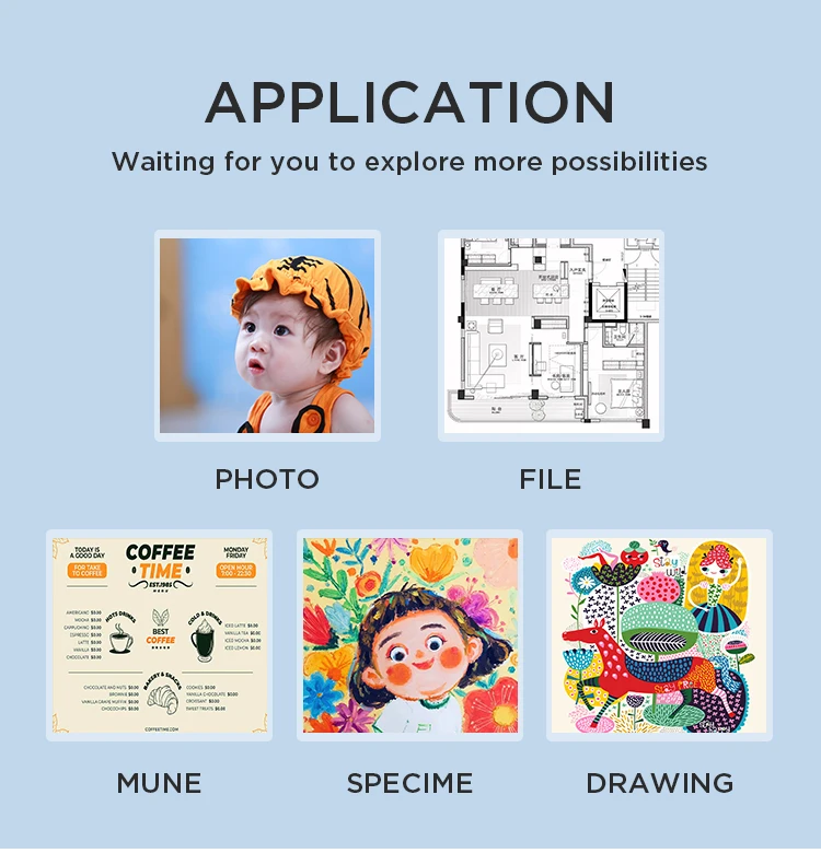 YIDU Bulk Velvet Soft Touch Smooth Thermal Lamination Film A4 Pouch with 125 micron