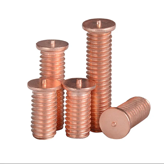 China Made New High Quality Brass Spot welding screw stainless steel welding water stop automatic welding machine M3-M8