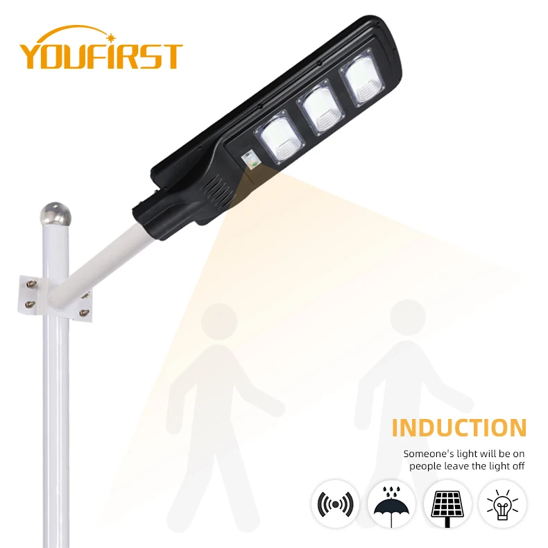 Factory Supply Cheap Price Photocell Lamp P65 Waterproof Outdoor 30 60 90 120 150 W Integrated All In One Led Solar Street Light