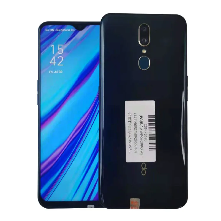 hot selling 4GB+128GGB 6.5 inch Original android dual SIM 4G Used Smart Phone Android for Oppo A9/F11 Used Mobile Phone