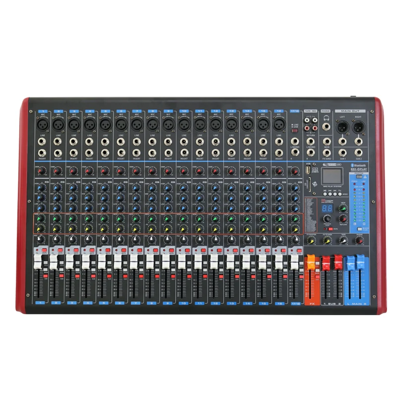 Best Selling Audio Mixer Console Usb 8-Channel Audio Music Sound Dj Mixer