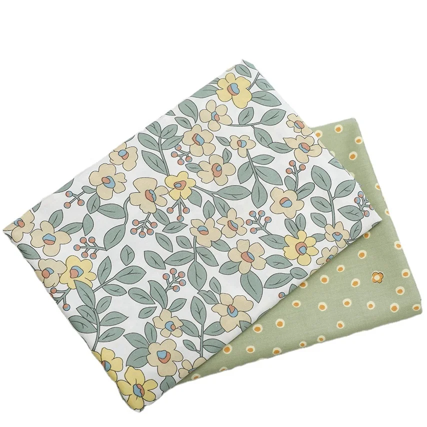 100% High Quality Cotton Fabric Printed Garment Material