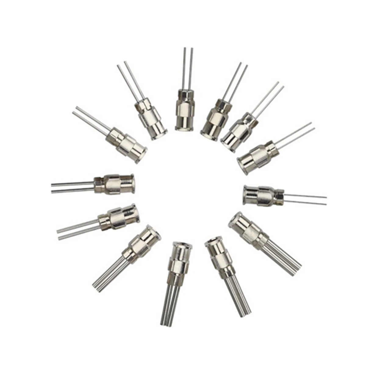 PRECISION DISPENSING BLUNT DOUBLE NEEDLE  WITH METAL HUB